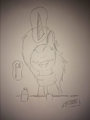 Brushy Brush! (Sketch) by PepperEstrada
