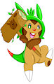 Wood Hammer Chespin by PokeArtMaster95