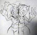 Two cuties for Cyborghedgehog