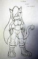 Sam in Ember's duds for Shinku