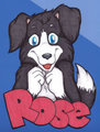 [Commission] Rose Hexwit badge by Aloisyous