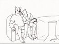 On the couch by ryanswiftpaw