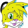 Giftart from Stripes the Raccoon!