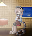 A monkey and her coffee~ :3 by Chocochu