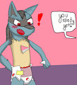 Diapered Lucario by Superpastelcoon