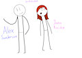 Alex and Jana (Stick Figure Version) by TheParVs