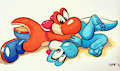 Yoshi cuddles by pandapaco