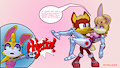 Antoine & Bunnie : "Caught Up!" by Rotalice2