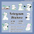 (FIXED PRICES) Telegram Stickers Commissions-- INFO