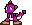 Saurie in game assets tests and sprites