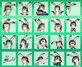 Izzy Sticker Pack by Kaittycat