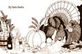 Turkey lineart by tavisharts