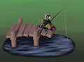 Fishing by the Dock