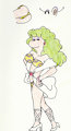 Alien woman from space dandy