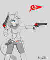 [commission]Snow fire the Arcane Gunner