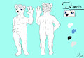 Isbeorn Ref Sheet - Clothless by ShadyBat