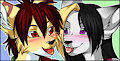 Gyo and Naomi panting icons by SherlyKaru