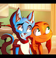 Screenshot Redraw - Gumball and Darwin