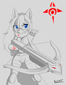 [Commission] Poly the Dragon Crossbow