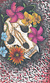 Skull and Flowers
