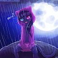 Speed Paint - Meowwying in the Rain