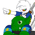 "Onward My Beefy Steed!"