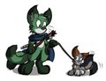 Draykin on a Leash