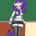 Sexy teacher Rarity by jorun1981