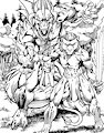 MFF17 - Marshy Commission - Marshy & Thorn - Inks by pegasus316