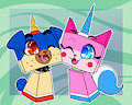 Unikitty and Puppycorn by YunieTrashmutt