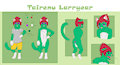 Tairenu Larryear Reference Sheet