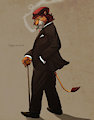 L for Lion in Suit