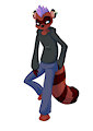 COMMISSION - AcidSkunkWolf OC