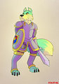 Minty: Knight of Meridell by Pamperbandit