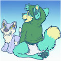 Hoodies and Plush Friends! by Pamperbandit