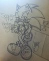 Scourge The Hedgehog Sketch by xArtxSonicx