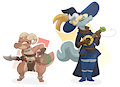 Lil Stabbo & Lanky Drago by sashtrash