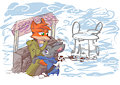winter theme Nick and Judy