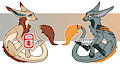 Stone Vernid Adopts 1/2 [[OPEN]] by OmegaFluff