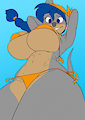 It's a bit tight around the chest~