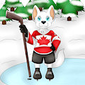 Pent in his hockey uniform by pentrep