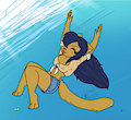 Tali: Underwater Undressing-1 (Remix by MMM) by marmelmm