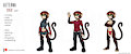 Aeterna visual novel game - Character WIP: Colo