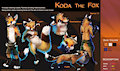 Koda The Fox Ref Sheet by Hirousan