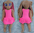 Life-size anthro rabbit girl plush by Retired1