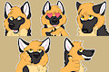 FurryOmega Sticker Set