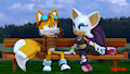 Rouge and Tails chillin!