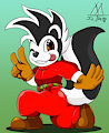 Punky skunk