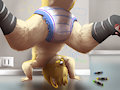 pooping!!!! by furrychrome
