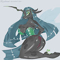 Queen Chrysalis by longtailshort